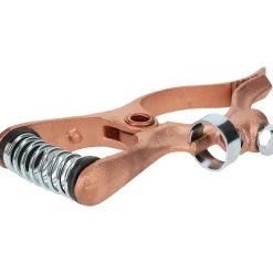 1-1/2 Inch Jaw Opening, 4 Inch Jaw Depth, 300 Amp Rating, Copper Welding Ground Clamp