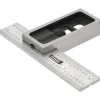 4 Inch Long, English and Metric Double Square
