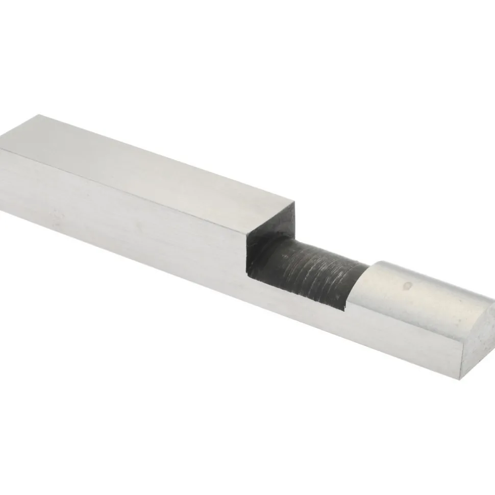 2.366 Inch Overall Length, 0.315 Inch Jaw Thickness, 0.25 Inch Radius, Gage Block Cylindrical Jaws
