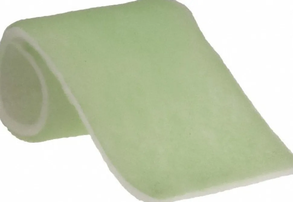 1 Inch Thick x 8 Inch Wide, 2-Ply Polyester Air Filter Pad