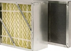 8 Inch Thick x 12 Inch Wide, Synthetic Plus Activated Carbon 95 Percent Rigid Cell Plus Adsorption Module Air Filter