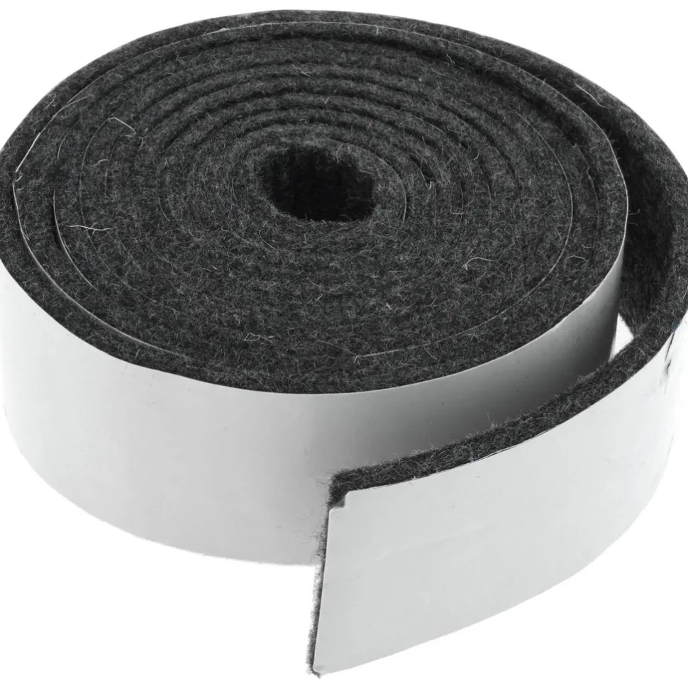 1/4 Inch Thick x 2 Inch Wide x 10 Ft. Long, Felt Stripping