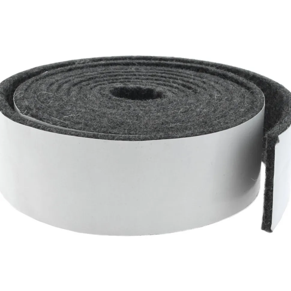 1/4 Inch Thick x 2 Inch Wide x 10 Ft. Long, Felt Stripping