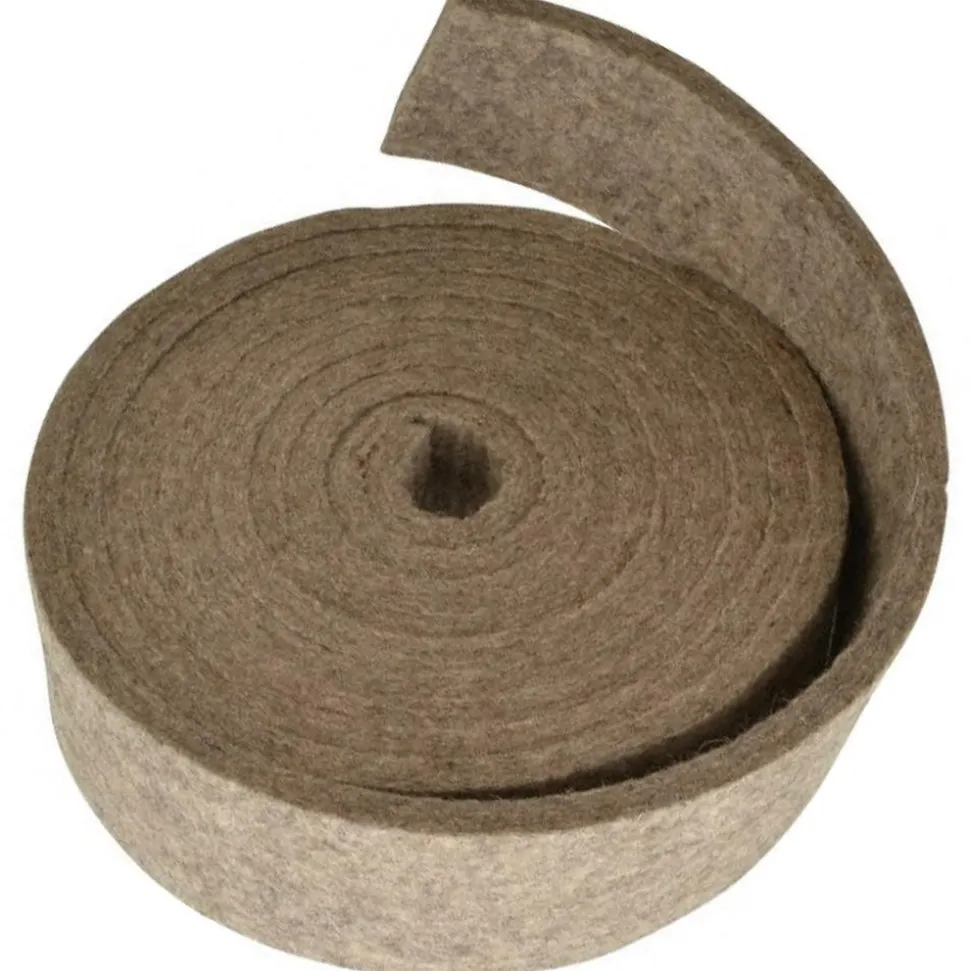 1/4 Inch Thick x 2 Inch Wide x 10 Ft. Long, Felt Stripping