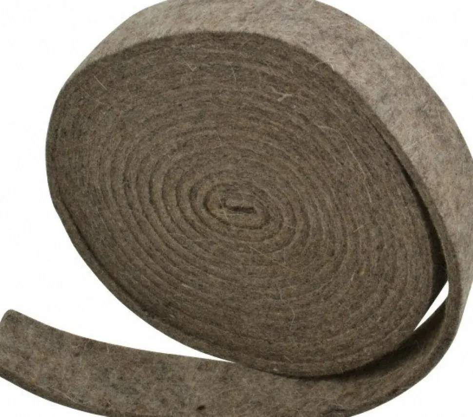 1/8 Inch Thick x 1 Inch Wide x 10 Ft. Long, Felt Stripping