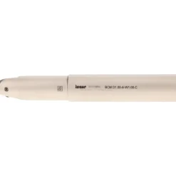 Indexable Ball Nose End Mill: 1" Cut Dia, 6.7" OAL