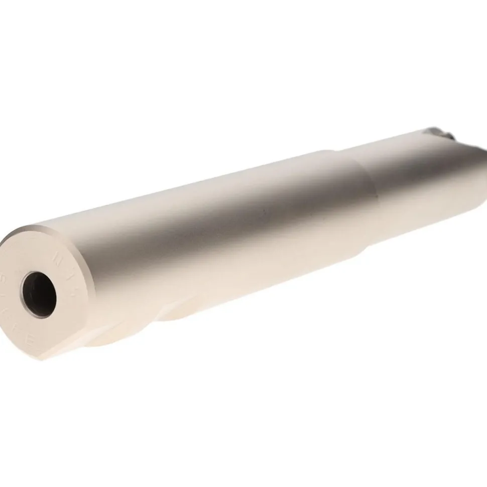 Indexable Ball Nose End Mill: 1" Cut Dia, 6.7" OAL