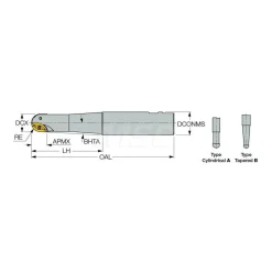 Indexable Ball Nose End Mill: 1