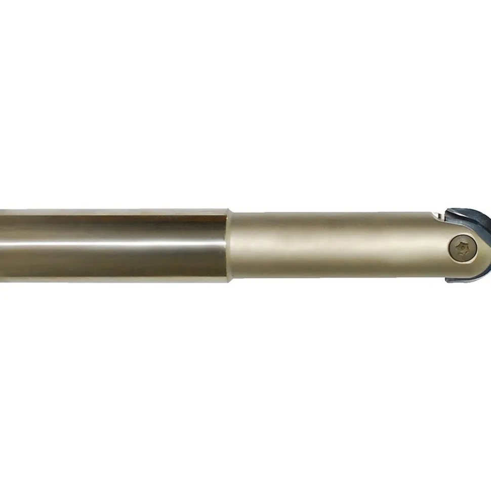 Indexable Ball Nose End Mill: 5/8" Cut Dia, 3-3/4" OAL