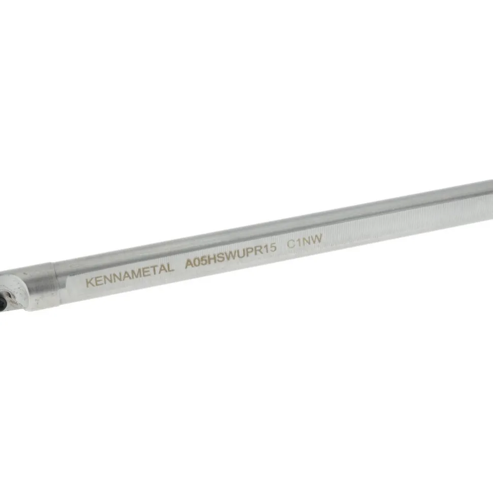 Indexable Boring Bar: A05HSWUPR15, 0.3470" Min Bore, Right Hand, 3.000 deg Lead Angle, Steel