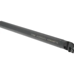 Indexable Boring Bar: A12SCLPL3, 23.62 mm Min Bore, Left Hand, 19.05 mm Shank Dia, -5.000 deg Lead Angle, Steel
