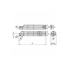 Indexable Boring Bar: A10SCLPR2, 19.56 mm Min Bore, Right Hand, 15.88 mm Shank Dia, -5.000 deg Lead Angle, Steel