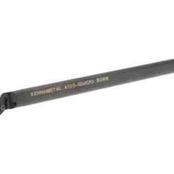 Indexable Boring Bar: A12SSDUCR3, 24.89 mm Min Bore, Right Hand, 19.05 mm Shank Dia, -3.000 deg Lead Angle, Steel