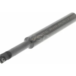 Indexable Boring Bar: A0406SWLPR15, 8.15 mm Min Bore, Right Hand, 9.53 mm Shank Dia, -5.000 deg Lead Angle, Steel