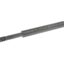 Indexable Boring Bar: A0406SWLPR15, 8.15 mm Min Bore, Right Hand, 9.53 mm Shank Dia, -5.000 deg Lead Angle, Steel