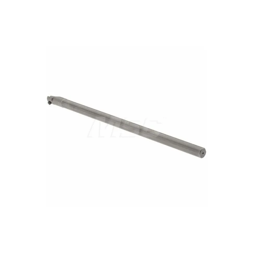 Indexable Boring Bar: E03HSTLDR128, 0.2750" Min Bore, Right Hand, 5.000 deg Lead Angle, Solid Carbide (Shank) & Steel (Head)
