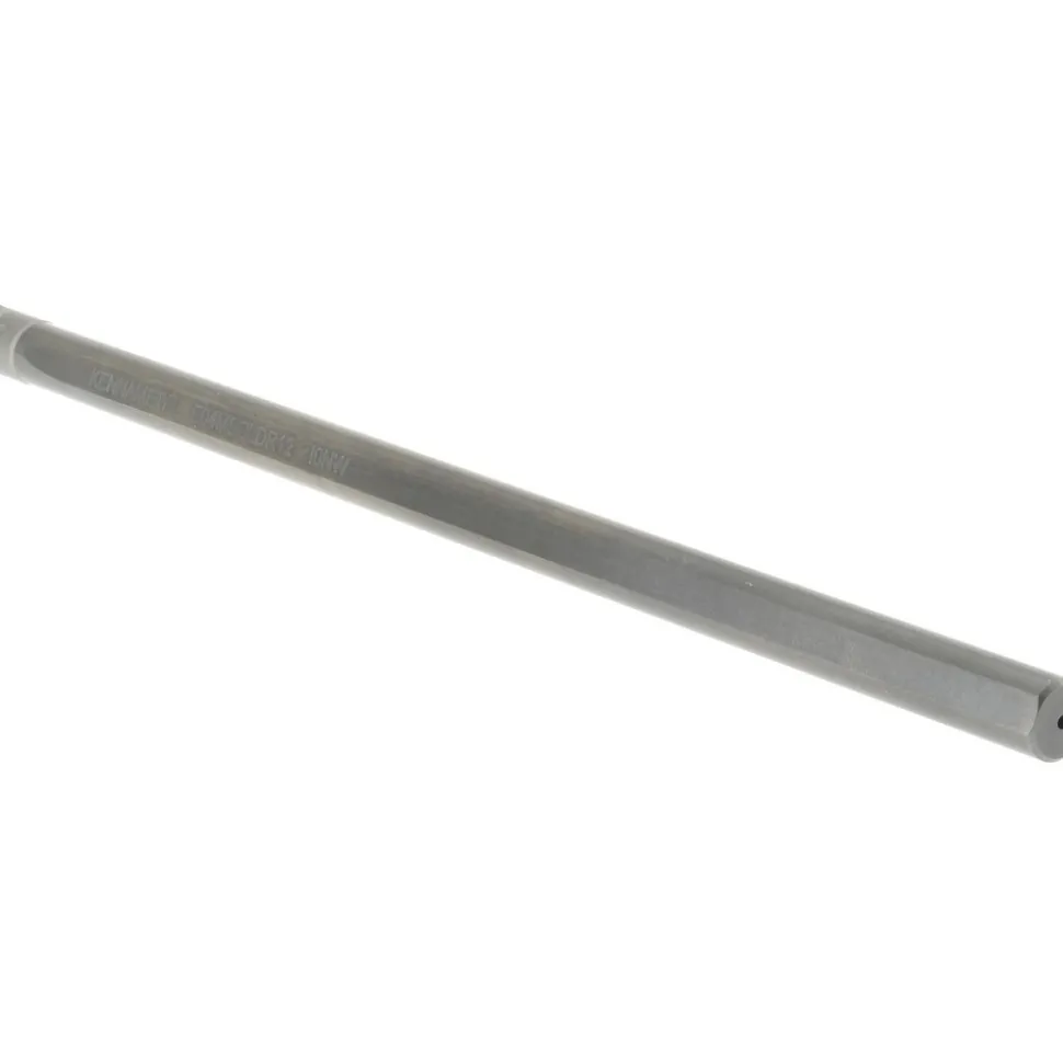 Indexable Boring Bar: E04MSCLDR12, 0.2850" Min Bore, Right Hand, 5.000 deg Lead Angle, Solid Carbide (Shank) & Steel (Head)