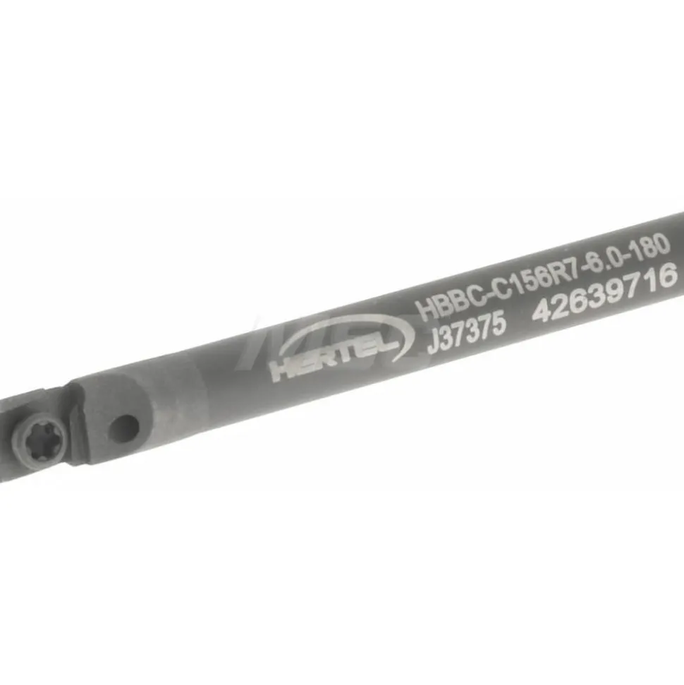 Indexable Boring Bar: HBBC-C156R7-6.0-180, 0.1800" Min Bore, Right Hand, Solid Carbide
