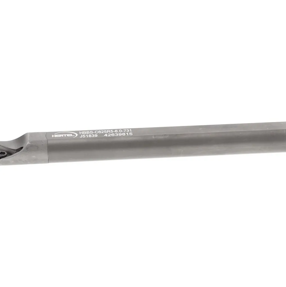 Indexable Boring Bar: HBBS-C625R5-6.0-731, 0.7310" Min Bore, Right Hand, Solid Carbide