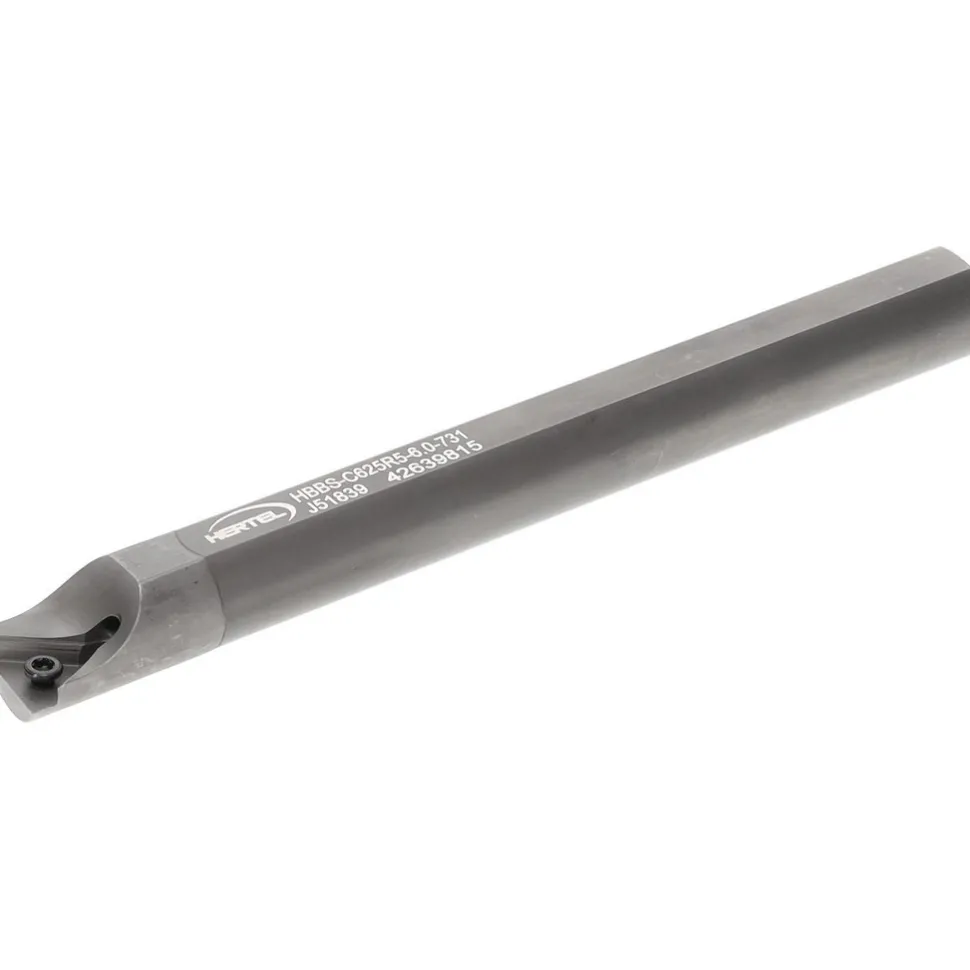 Indexable Boring Bar: HBBS-C625R5-6.0-731, 0.7310" Min Bore, Right Hand, Solid Carbide