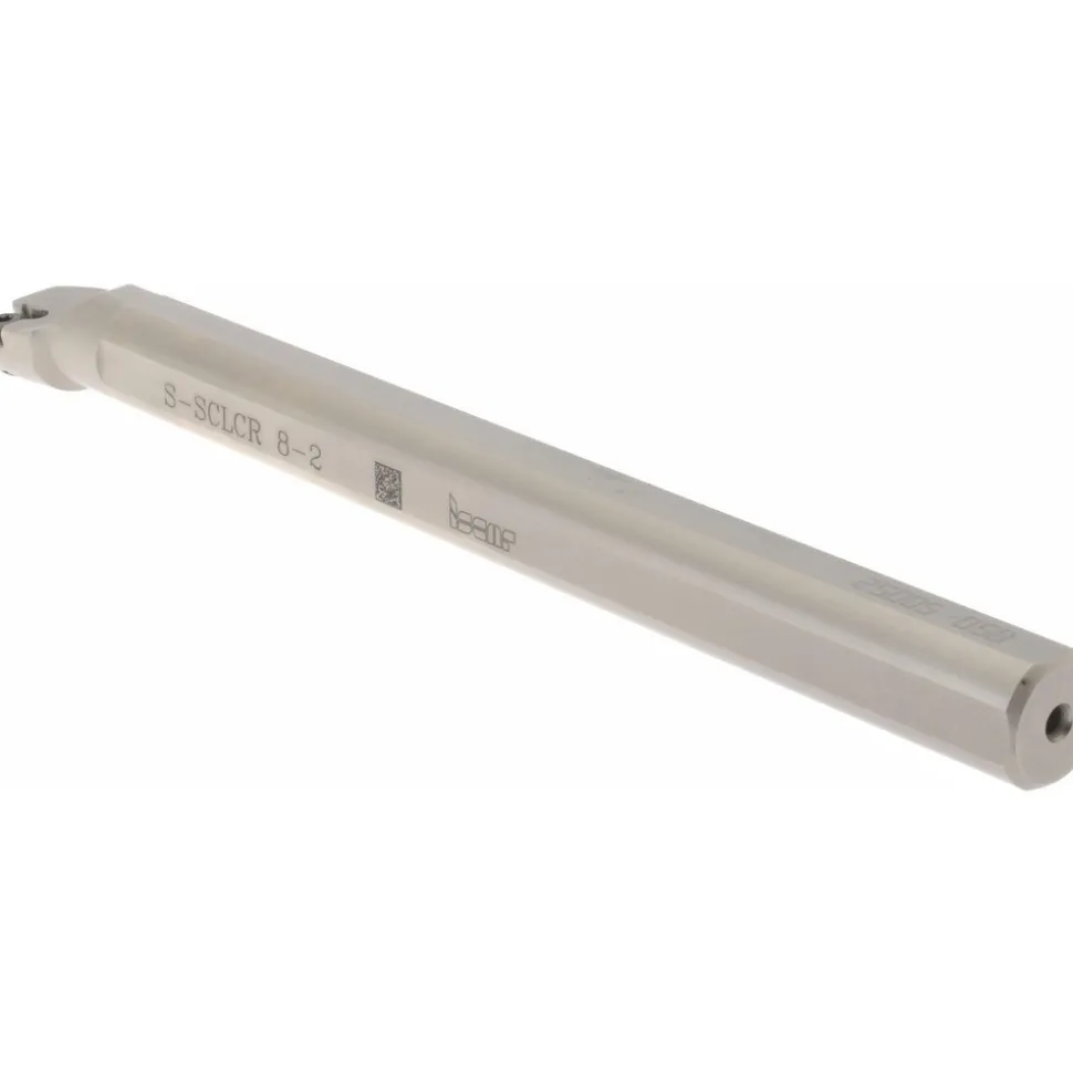 Indexable Boring Bar: S-SCLCR 8-2, 0.6220" Min Bore, Right Hand