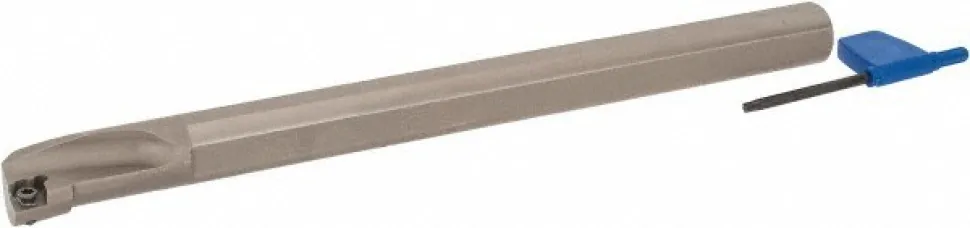 Indexable Boring Bar: S-SCLCR 12-3, 0.9850" Min Bore, Right Hand, -5.000 deg Lead Angle, Steel
