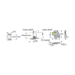 Indexable Grooving Blade: 1.2598