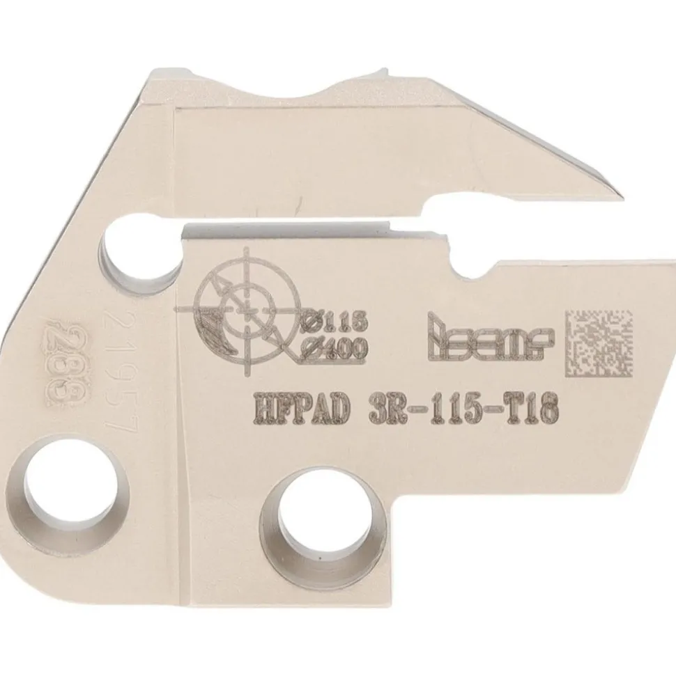 Indexable Grooving Blade: 1.2598" High, Right Hand, 0.1181" Min Width