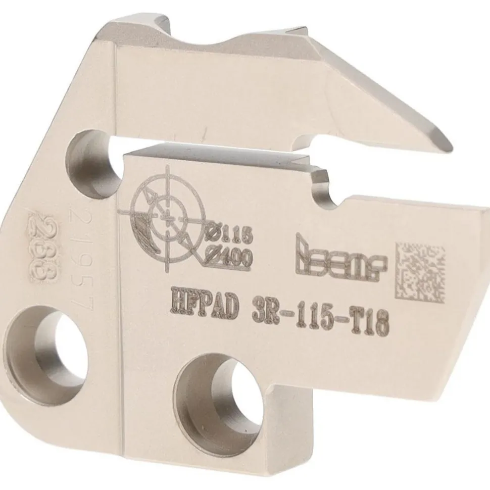 Indexable Grooving Blade: 1.2598" High, Right Hand, 0.1181" Min Width