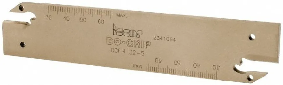 Indexable Grooving Blade: 1.2598" High, Neutral, 0.1969" Min Width