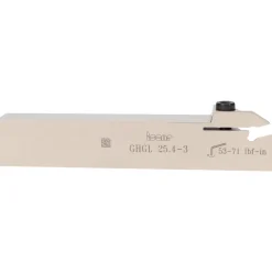 Indexable Grooving-Cutoff Toolholder: GHGL 25.4-3, 0.118 to 0.157" Groove Width, Left Hand