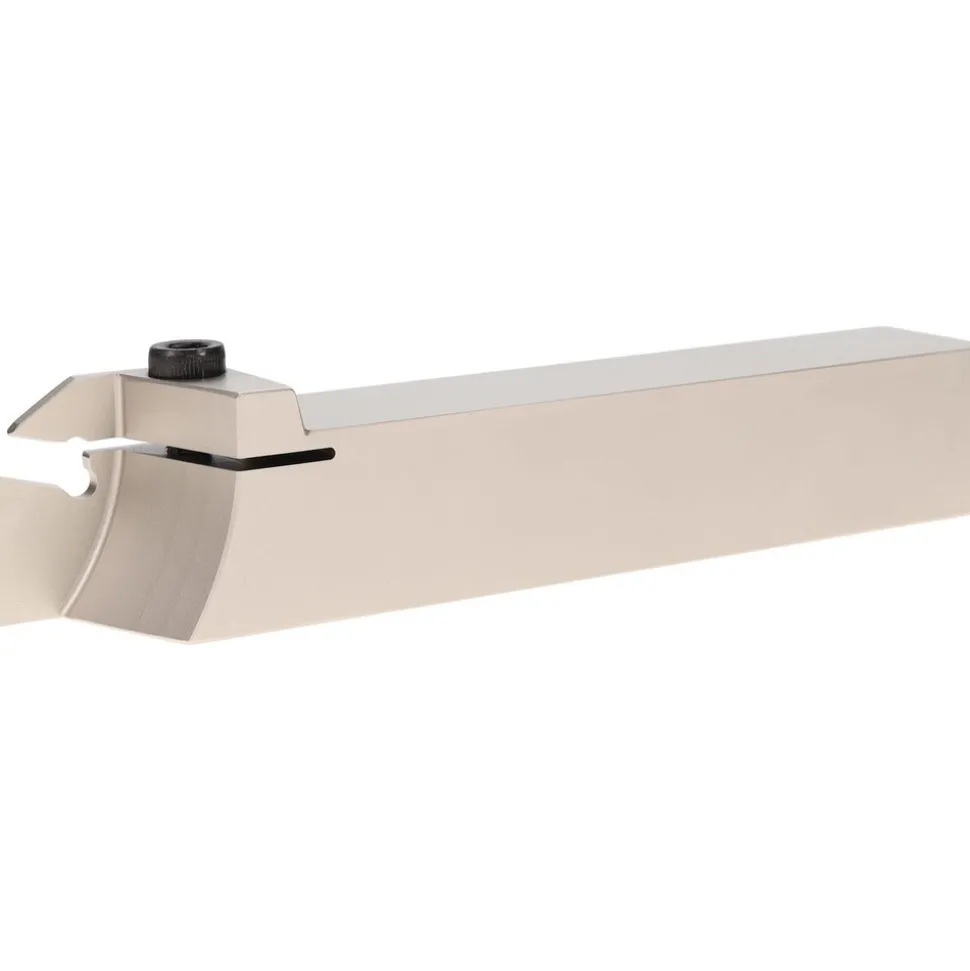 Indexable Grooving-Cutoff Toolholder: GHGL 25.4-3, 0.118 to 0.157" Groove Width, Left Hand