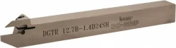 Indexable Grooving-Cutoff Toolholder: DGTR12.7B-1.4D24SH, 0.055 to 0.055