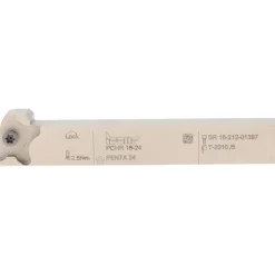 Indexable Grooving-Cutoff Toolholder: PCHR 16-24, 0.5 to 3.2 mm Groove Width, 6.5 mm Max Depth of Cut, Right Hand
