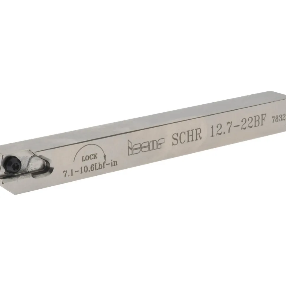 Indexable Grooving Toolholder: SCHR12.7-22BF, External, Right Hand
