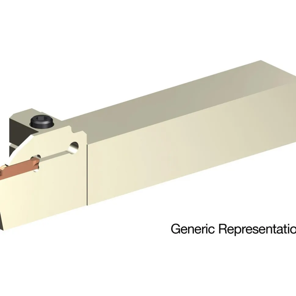 Indexable Grooving Toolholder: GNDLR164M 100, External, Right Hand