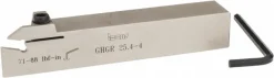 Indexable Grooving Toolholder: GHGR 25.4-4, External, Right Hand, 1.58" Max Workpiece Dia