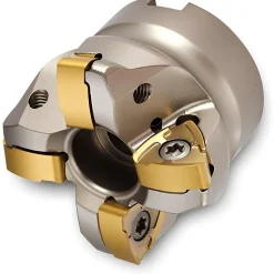 Indexable High-Feed Face Mill: 2.218 to 3" Cut Dia, 1" Arbor Hole