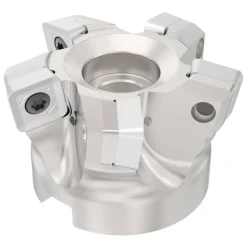 Indexable High-Feed Face Mill: 0.75" Arbor Hole