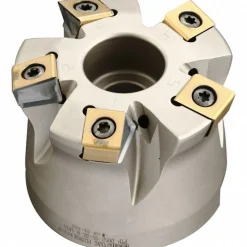 Indexable High-Feed Face Mill: 1.3 to 2" Cut Dia, 0.75" Arbor Hole