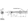 Indexable Insert Drill: DFR0750R4SSF100, 20.07 mm Max Dia, 76.20 mm Max Depth, 4xD
