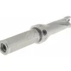 Indexable Insert Drill: DFT1000R2SSF100, 1-1/8" Max Dia, 2-1/2" Max Depth, 2.5xD, 1" Shank Dia