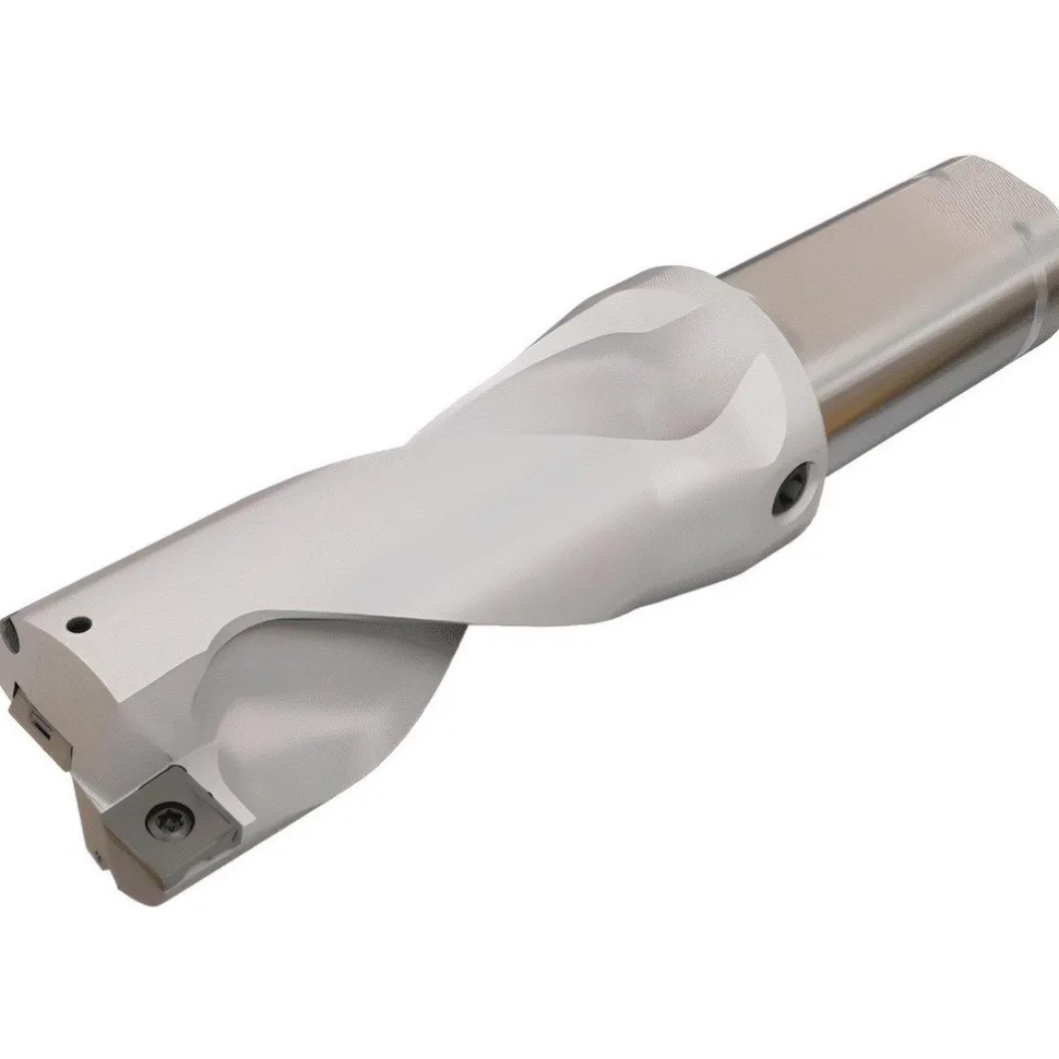 Indexable Insert Drill: DR0875-1750-100-07-2, 7/8" Max Dia, 1-3/4" Max Depth, 2xD, 1" Shank Dia