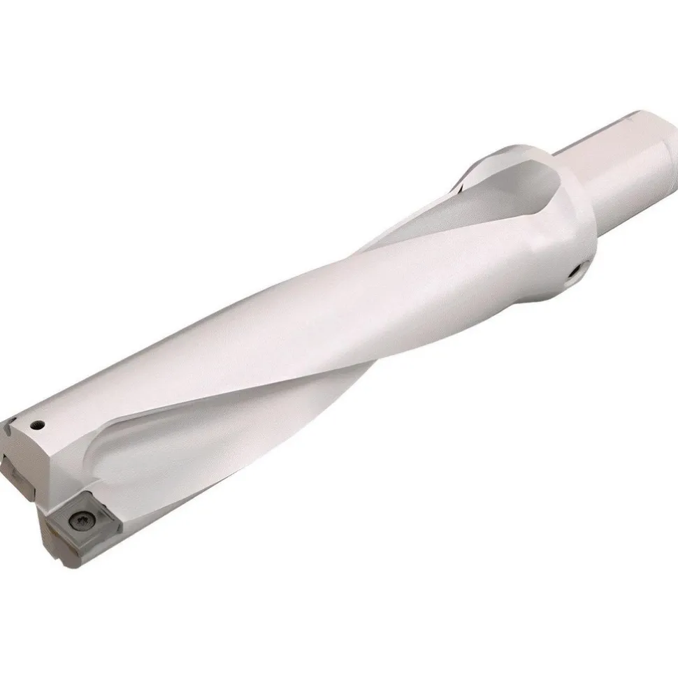 Indexable Insert Drill: DR1000-4000-125, 1" Max Dia, 4" Max Depth, 4xD, 1-1/4" Shank Dia