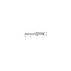 Indexable Insert Drill: SD525-0750-375-1000R7, 3/4