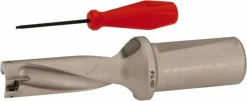 Indexable Insert Drill: WDX0937D3S125, 15/16" Max Dia, 3xD, 1-1/4" Shank Dia