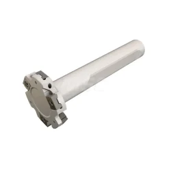 Indexable Slotting Cutter: 1/8" Cutting Width, 2-1/2" Cutter Dia, Weldon Connection, 0.8750" Depth of Cut, 3/4" Shank Dia, Right Hand