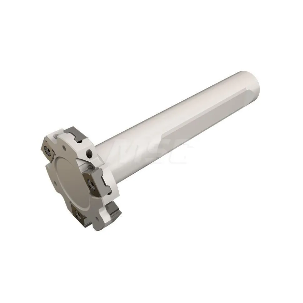 Indexable Slotting Cutter: 1/8" Cutting Width, 2-1/2" Cutter Dia, Weldon Connection, 0.8750" Depth of Cut, 3/4" Shank Dia, Right Hand