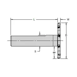 Indexable Slotting Cutter: 1/2