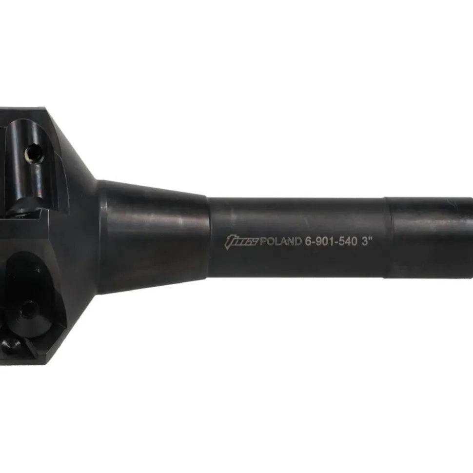 Indexable Square-Shoulder End Mill: 3"XR8 SHK, 3" Cut Dia, 0.656" Max Depth of Cut, R8 R8 Shank
